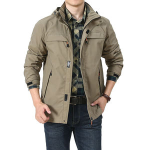 Veste zippée coupe-vent résistante à l'eau pour homme, style mode 2026, veste de sport pour homme - Product Image 4