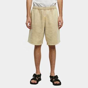 กางเกงขาสั้นผ้าคอตตอนสำหรับผู้ชายกางเกงขาสั้นระบายเหงื่อสำหรับใส่เล่นฟิตเนสวิ่งออกกำลังกายกางเกงออกกำลังกายขาสั้นผ้าคอตตอนกางเกงขาสั้นปรับแต่งโลโก้ได้ตามต้องการ - Product Image 3