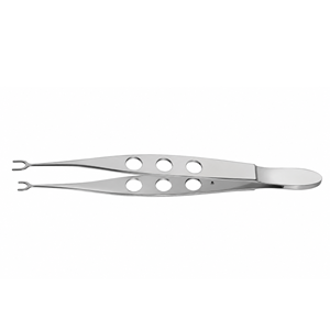 Pinces de fixation en U Bores, instrument chirurgical ophtalmique en acier inoxydable, pinces de précision pour chirurgie oculaire réutilisables NAZIR - Product Image 1