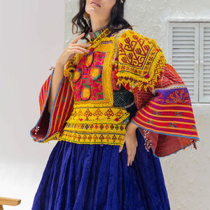 Vestido afgano elegante hecho a mano, vestido largo étnico tradicional, ropa modesta maxi para mujer, para festivales, bodas y fiestas. - Product Image 5