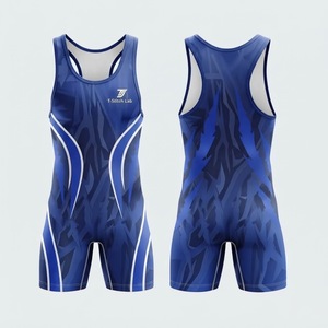 Customized Sublimation High Quality Dry <b>Wrestling</b> <b>Singlet</b> <b>Men</b> <b>Wrestling</b> Wears Design Own Custom logo <b>Singlets</b> - Product Image 3