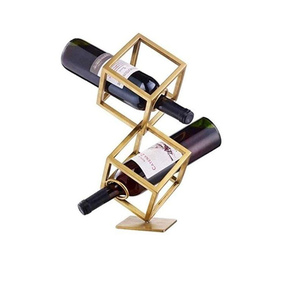 ชั้นวางไวน์เหล็กตกแต่งห้องครัว ห้องรับประทานอาหาร บาร์ สไตล์เรโทรเรียบง่าย สำหรับโชว์ขวดไวน์ - Product Image 6