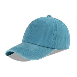 2026 Custom Teal Blue acid Washed 100%Cotton <b>Baseball</b> <b>Cap</b> <b>Plain</b> Unstructured Dad Hat Adjustable Outdoor Sport Sun Hat For mens - Product Image 6