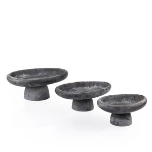 Bol en résine Aurellora Prestige, plat de service artisanal exclusif et artistique pour une présentation de nourriture moderne et élégante, sophistiquée - Product Image 3