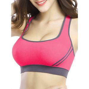 2025 nuevo Sujetador deportivo de alta calidad para mujer, sujetador para correr de Yoga sin costuras hecho a medida con logotipo en la parte delantera, estilo Simple, superventas - Product Image 6