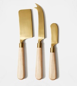 Luxury Modern Stainless Steel Cheese Knife Set with Butter Spreader and Cheese Spreader Custom <b>Box</b> Packaging Kitchenware <b>Tools</b> - Product Image 2