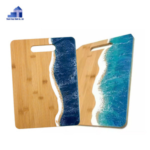 Best Selling 2026 Vietnam Handmade Wooden Epoxy Resin Board Wooden Tray for Food Display and Home Styling - Product Image 2