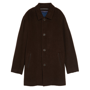 Nouvelle Arrivée Manteau d'Hiver Long pour Homme, Style Business, Double Col, Chaud et Tendance, Trench-Coat Personnalisé, Manteau en Laine pour Homme - Product Image 4