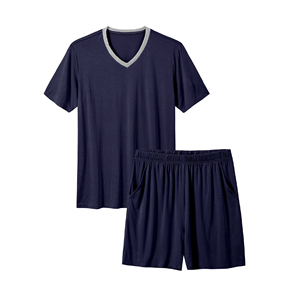 Nouvelle Collection 2026 : Ensemble T-shirt et Short Décontracté pour Homme – Design Tendance, Couleur Unie, Col en V, Manches Courtes, Écoresponsable - Product Image 5