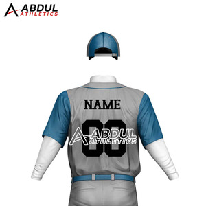 Professional Baseball Team Uniform Including Jersey Pants Custom Logo And Number Print Breathable Designed For Men Players - Product Image 4