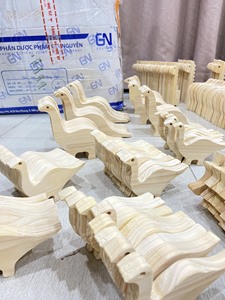 Escultura Decorativa de Madera de Animales Hecha a Mano de Alta Calidad para Proveedores Internacionales de Comercio Mayorista y Exportación a Granel - Product Image 2