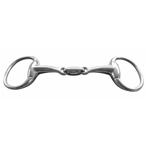 Bocado de Acero Inoxidable de Alta Calidad Tipo Eggbutt, Bocado Ecuestre Duradero para Entrenamiento y Montar a Caballo - Product Image 2
