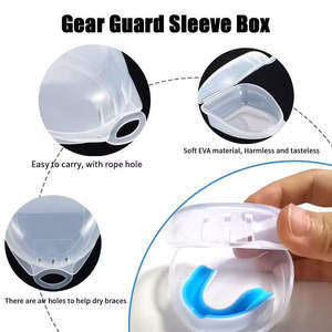 Protège-dents de boxe en PVC de dernière génération avec logo personnalisé, couleurs et tailles au choix |   Haute qualité - Product Image 2