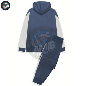 Custom Hooded Casual Solid Mens <b>Tracksuit</b> High Quality Premium Design Lightweight Breathable Winter New Arrival - Product Image 2