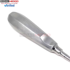 Premium Grade Dental Tooth Surgery Bernard Spade Concave Curved Root Tip Elevator, 60L Stainless Steel Dental Medic Instruments - Product Image 6