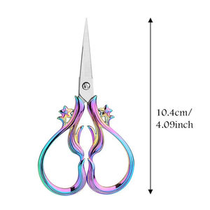 Tijeras de Bordado con Diseño Elegante 2026, Tijeras Mini para Hilos con Acabado Satinado, Tijeras para Cortar Hilos de Color Arcoíris - Product Image 5