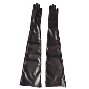 Guantes Largos de Cuero Elegantes para Mujer, Guantes Clásicos de Ópera para Bodas y Fiestas - Product Image 2