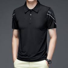Polo en piqué lourd de qualité supérieure pour hommes |   Chemise de sport en coton Giza de luxe |   Polo Designer à Bordures Personnalisées - Product Image 3
