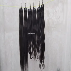 UNPROCESSED RAW REAL INDIAN HAIR WITH ALIGNED CUTICLES BEST QUALITY VIRGIN INDIAN REMY TEMPLE HAIR WEFT BUNDLES