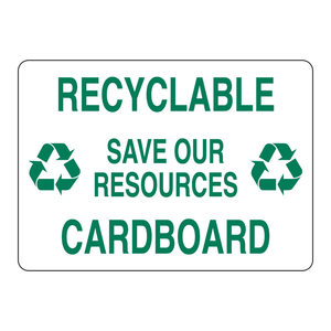 Panneau de signalisation au sol pliable en carton recyclable Brady pour les campagnes environnementales - Product Image 2