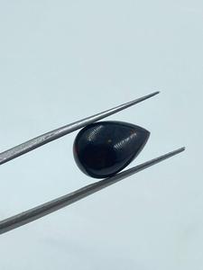 Opale de feu naturelle noire de qualité supérieure, taille poire, pierre brute 3,82 carats 10x14,40MM pour la fabrication de bijoux - Product Image 4