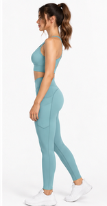 Women's Running Sports Bra Seamless Breathable Stretch Fitness Yoga Gym Crop <b>Top</b> Backless Design Logo Low MOQ Medium - Product Image 2