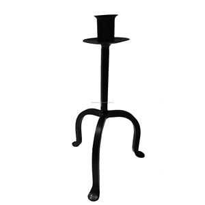 Candelabros grandes de hierro forjado antiguo, candelabros de hierro, Juego de 2 bases de trípode para decoración del hogar, bodas y fiestas - Product Image 2