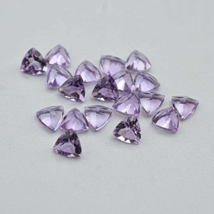 พลอยอเมทิสต์สีชมพูธรรมชาติขนาด8มม. ตัดเป็นพลอยได้รับการรับรองจากกุหลาบเดอเฟรนซ์หินอเมทิสต์สำหรับทำเครื่องประดับผู้ผลิตอาลีบาบา - Product Image 4