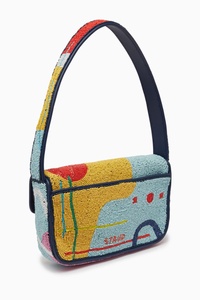 Bolso de Hombro Hecho a Mano con Cuentas Multicolores, Patrón Geométrico, Bolso Pequeño con Solapa, Accesorio de Moda para Mujer, Bolso de Mano para Fiesta o Noche - Product Image 2