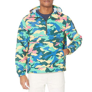 Latest Design Half Zip Men's Fashion <b>Camo</b> <b>Jacket</b> Casual Outdoor Streetwear Style Tactical Camouflage Hooded <b>Jacket</b> - Product Image 1