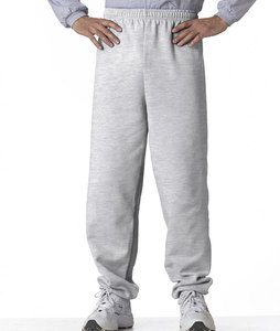 Men's Gray <b>Elastic</b> <b>Waist</b> Sweatpants Casual Midweight 100 Cotton Breathable Knitted Pants Autumn Style - Product Image 1