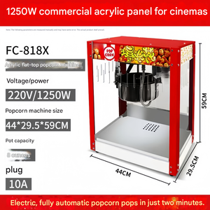 Machine à <span class=keywords><strong>Popcorn</strong></span> avec Cuve en Acier Inoxydable et Réservoir de Stockage de Maïs - Product Image 3