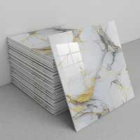 Pegatinas de Pared de PVC con Diseño de Mármol, Impermeables, Autoadhesivas, Azulejos de Pared 3D de Espuma para Encimeras de Cocina y Gabinetes
