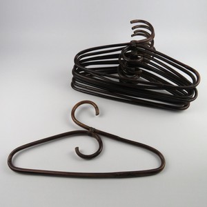 Cintres en rotin noir de qualité supérieure, faits à la main, accessoire bohème pour porte-vêtements - Product Image 6