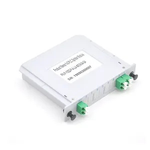 Ftth Red de fibra óptica pasiva Internet LC APC UPC 2x4 2x8 2x16 Lgx Box Cassette Tipo Plc Splitter