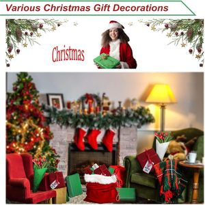 Carta da Regalo Multicolore Artdly 14x20 Pollici, Confezione da 100 Fogli, Carta Velina Bianca Rossa Verde per Natale, Compleanni e Progetti Fai-da-Te - Product Image 2