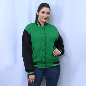 Breathable Eco-Friendly Waterproof Plus Size Canvas Camouflage Pattern <b>Men's</b> Vintage <b>White</b> Varsity <b>Jacket</b> - Product Image 4