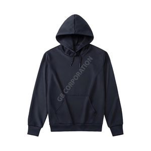Sudadera con capucha de algodón de gran tamaño para hombre, Sudadera con capucha con logotipo personalizado de fábrica, estilo callejero, sudaderas con capucha y hombros caídos - Product Image 1