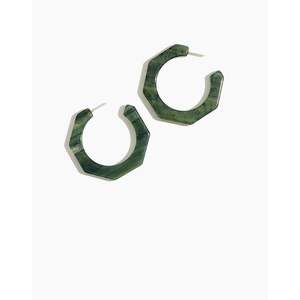 Boucles d'oreilles en résine faites à la main par des designers, accessoires de mode en cristal de luxe avec une finition durable pour les soirées - Product Image 5