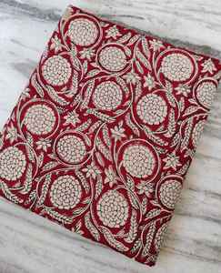 Tela india artesanal con estampado en bloque, tela de algodón suave, ligera y de primera calidad para vestidos, lista para exportación a granel, precio al por mayor. - Product Image 4