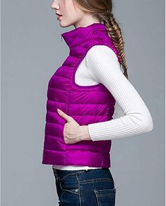 Women's Lightweight <b>Packable</b> Hooded Winter Quilted Puffer <b>Jacket</b> Detachable Sleeves Hat Zipper Closure Waterproof Wool - Product Image 3