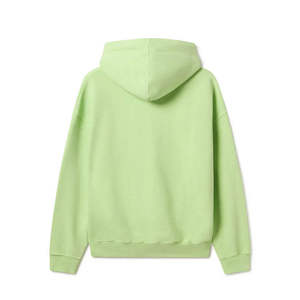Unisex Oversized Hooded Sweatshirt Solid Pink Cotton Fleece Casual Autumn Style Regular Fit Pocket Design Knitted Hoodie - Product Image 2