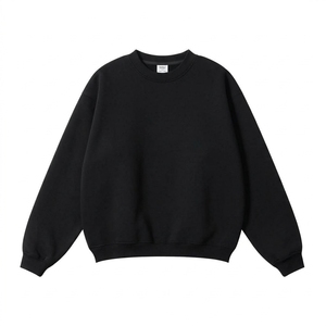 เสื้อสเวตเตอร์คอกลมผ้าฟลีซสีแดงสำหรับผู้ชาย ขายส่ง เสื้อกันหนาวลำลองสไตล์สตรีทแวร์ แขนยาว อุ่น นุ่ม สวมใส่สบาย - Product Image 2