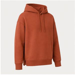 Sweat à capuche personnalisable pour homme en molleton de coton pelucheux, coupe carrée, longueur hanches, avec cordon de serrage ton sur ton et devant uni MHOOD-0043 - Product Image 3