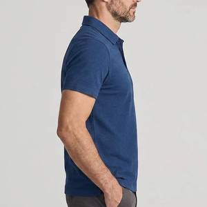 STYLO OEM/ODM Men's Best Quality Solid Short Sleeved 220g <b>Polyester</b>/Cotton Canvas for <b>Shirts</b> Custom Logo Breathable Fabric - Product Image 6
