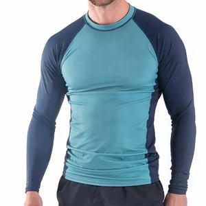 T-shirt de sport à manches longues pour homme, noir, à séchage rapide, protection intégrale, en spandex et polyester - Product Image 3