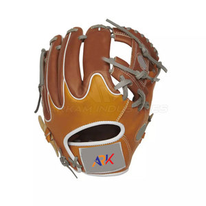 Gants de baseball en cuir durables pour l'entraînement quotidien, avec une forte adhérence - Product Image 2