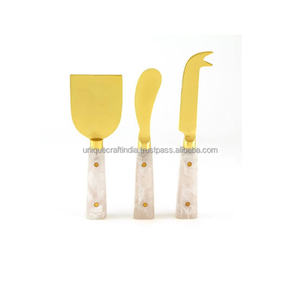 Ensembles d'ustensiles de cuisine à manche en bois | Cuillères en acier inoxydable de qualité supérieure pour un dîner élégant, des cadeaux de restaurant et de la vaisselle à la maison - Product Image 2