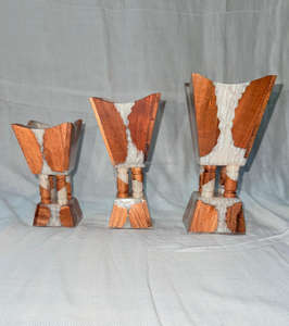 Portavelas de Resina y Madera Hecho a Mano, Soporte Decorativo Asequible para Iluminación del Hogar y Ambiente Acogedor - Product Image 5