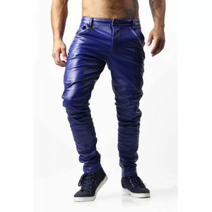 Pantalon en cuir pour homme, nouveau design 2026, tendance, avec poche latérale, prix bas, coupe droite - Product Image 1
